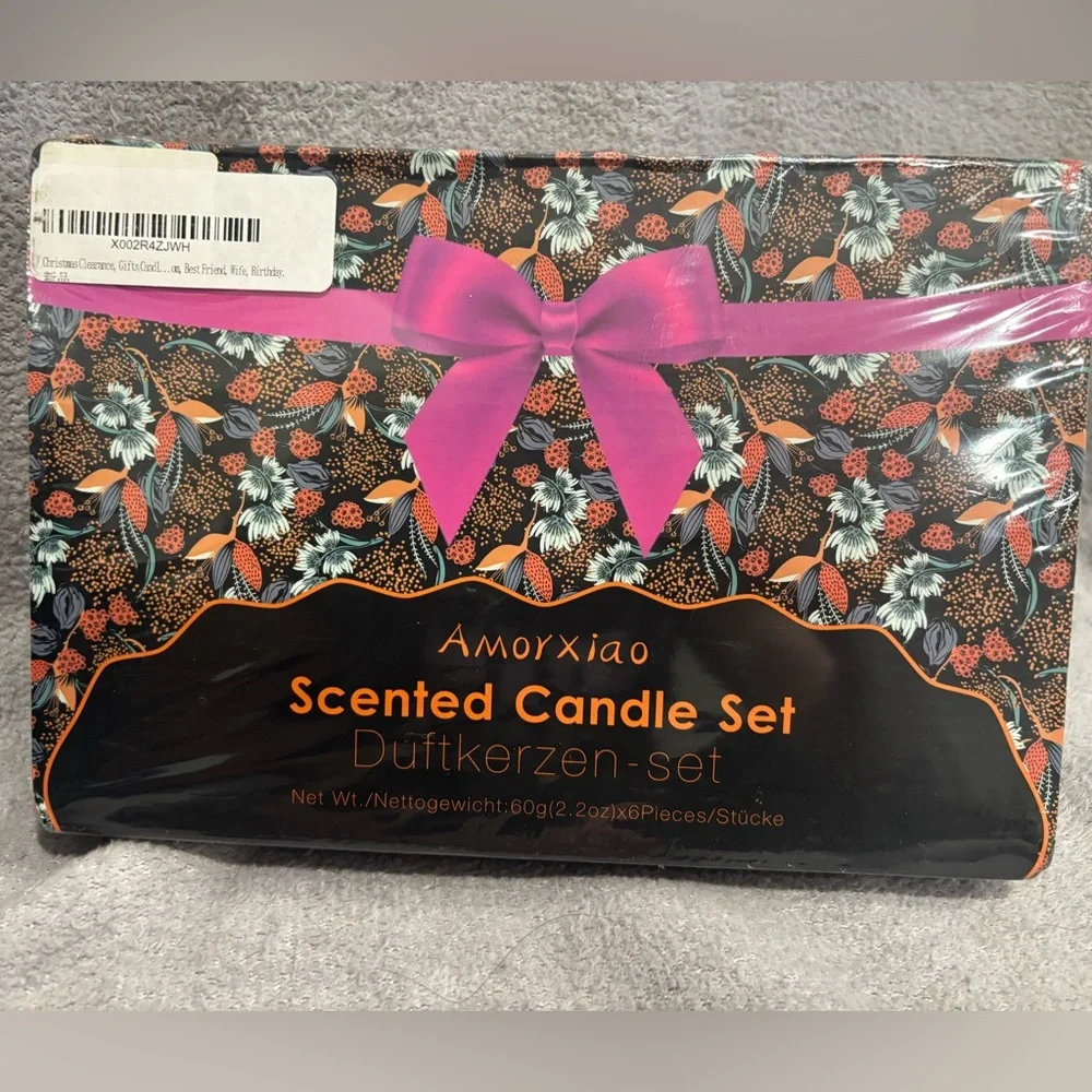 6 Pack Scented Candles, 2.2oz Aromatherapy Candles for Home Scented, Natural Soy